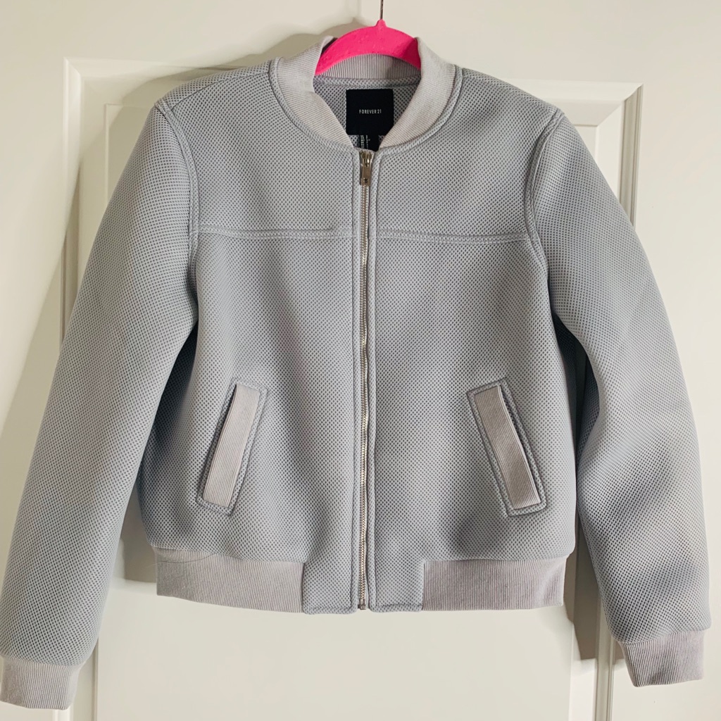 Grey Puffer Jacket